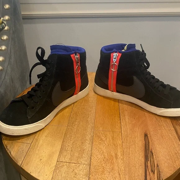 Nike Blazer Mid rebel zipper black royal blue size 7 - Picture 4 of 6